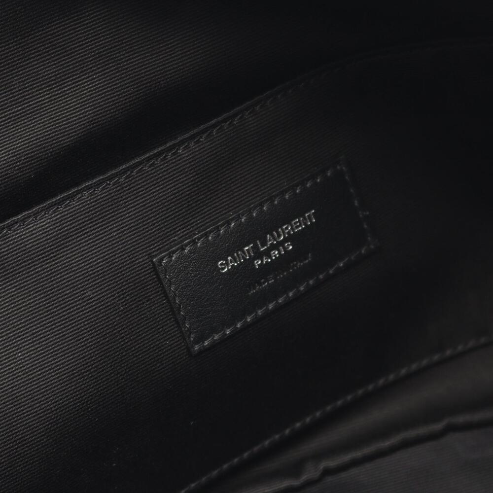 SAINT LAURENT PARIS YSL logo waist bag Body Belt Crossbody canvas leather black - Picture 4 of 7